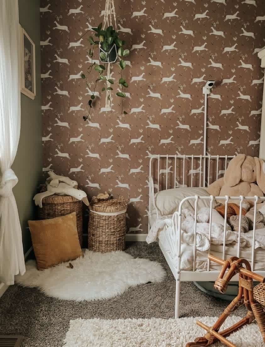 unicorn wallpaper, removable peel and stick wallpaper, wall paper, wall paper peel and stick, bohemian