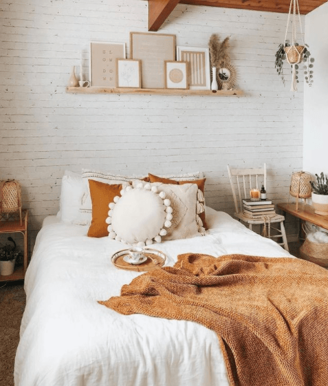 white brick wallpaper, removable peel and stick wallpaper, wall paper, wall paper peel and stick, bedroom wallpaper