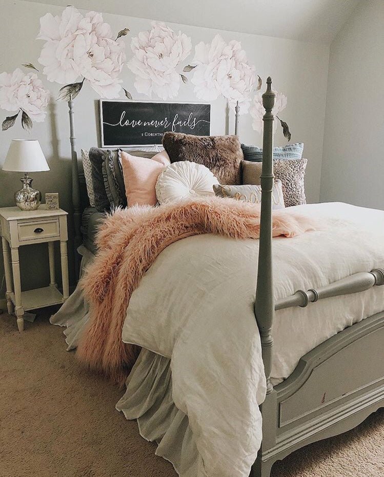 White Peony Wall Art, Peony Wall Art, Nursery Wall Art, Nursery Wall Decor