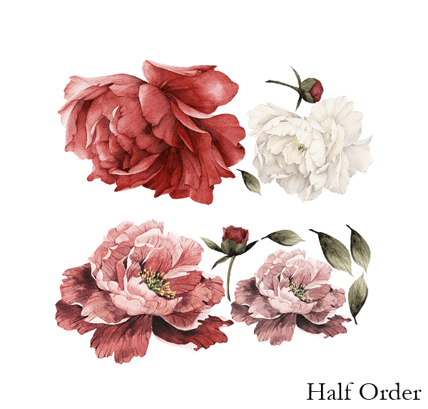 wild flower wall decals