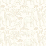 Cream safari wildlife animal wallpaper sample