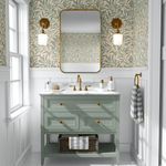 William Morris Willow Wallpaper Willow Green Removable/Peel and Stick Wallpaper Self-Adhesive Wallpaper