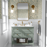 William Morris Willow Wallpaper Willow Green Removable/Peel and Stick Wallpaper Self-Adhesive Wallpaper