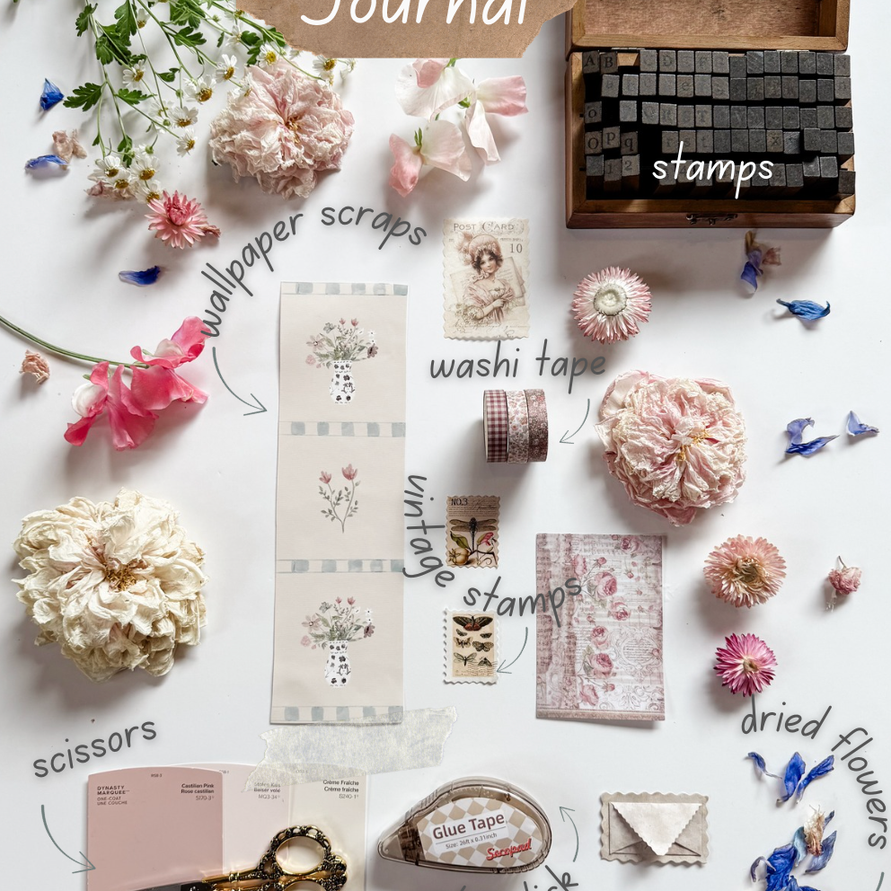 How I Turned Wallpaper Scraps Into a Dreamy Photo Journal