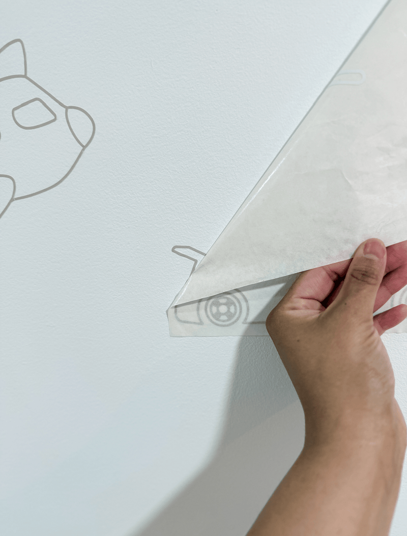 How To Apply Vinyl Wall Decals With Transfer Tape