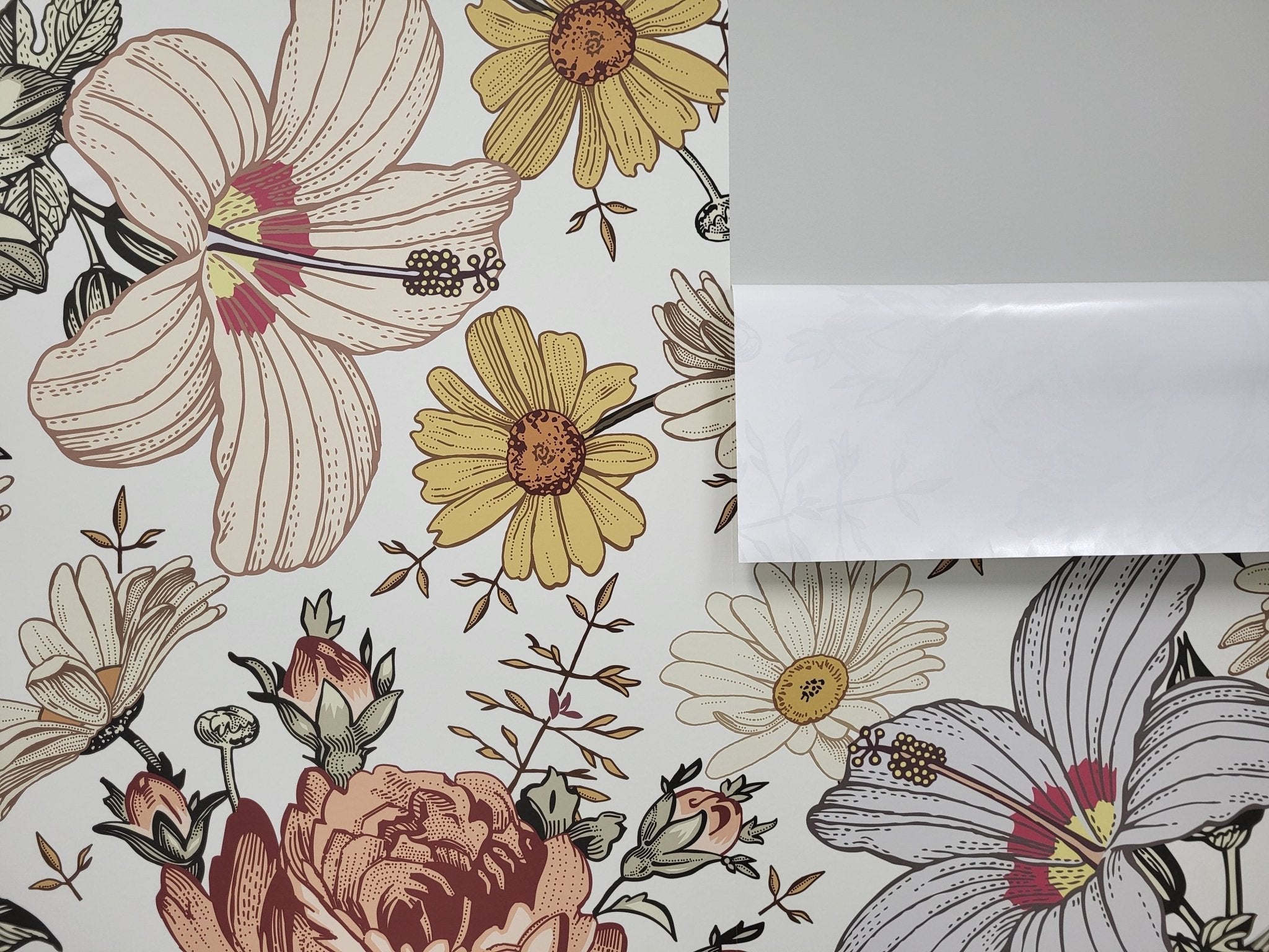 How to Prevent Peel and Stick Wallpaper from Falling off Walls