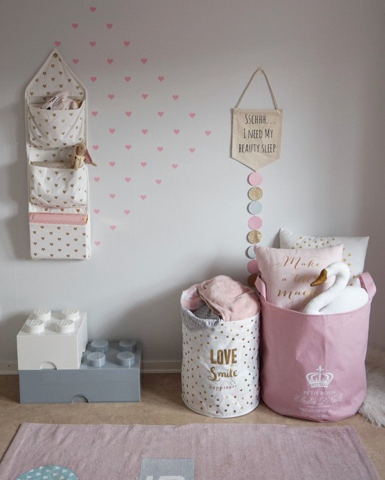 Soft White and Pink Nursery