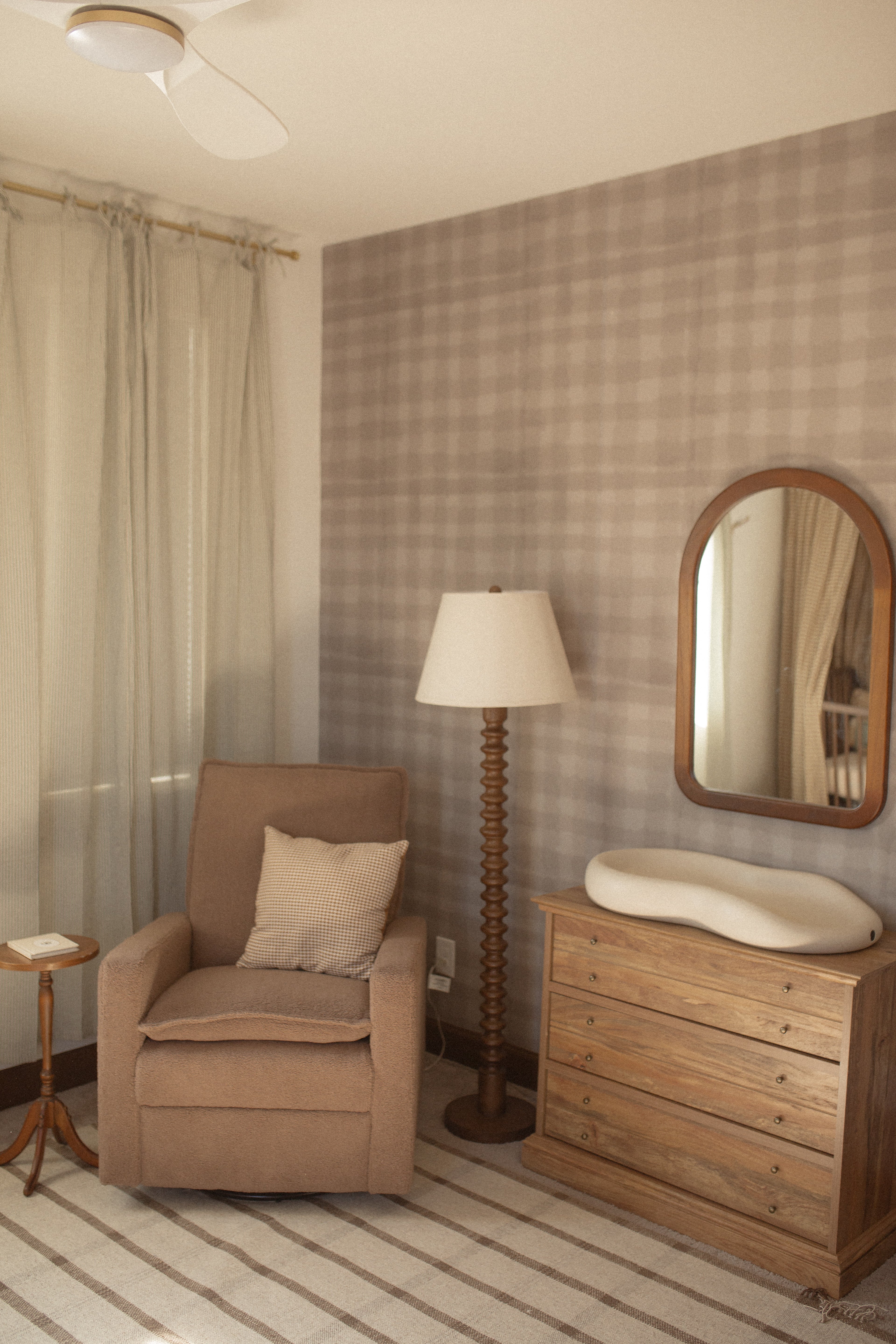 Plaid Gingham Wallpaper, Peel & Stick and Removable