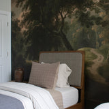 Deep Woodland Landscape Wall Mural (Peel and Stick)