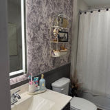 Neutral Cream Leaves Peel and Stick Wallpaper (Self-Adhesive)