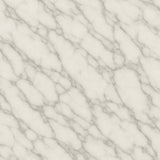 Close-up of Marble Slab Wallpaper – realistic white marble slab texture wallpaper with gray veining, stone print wall decor