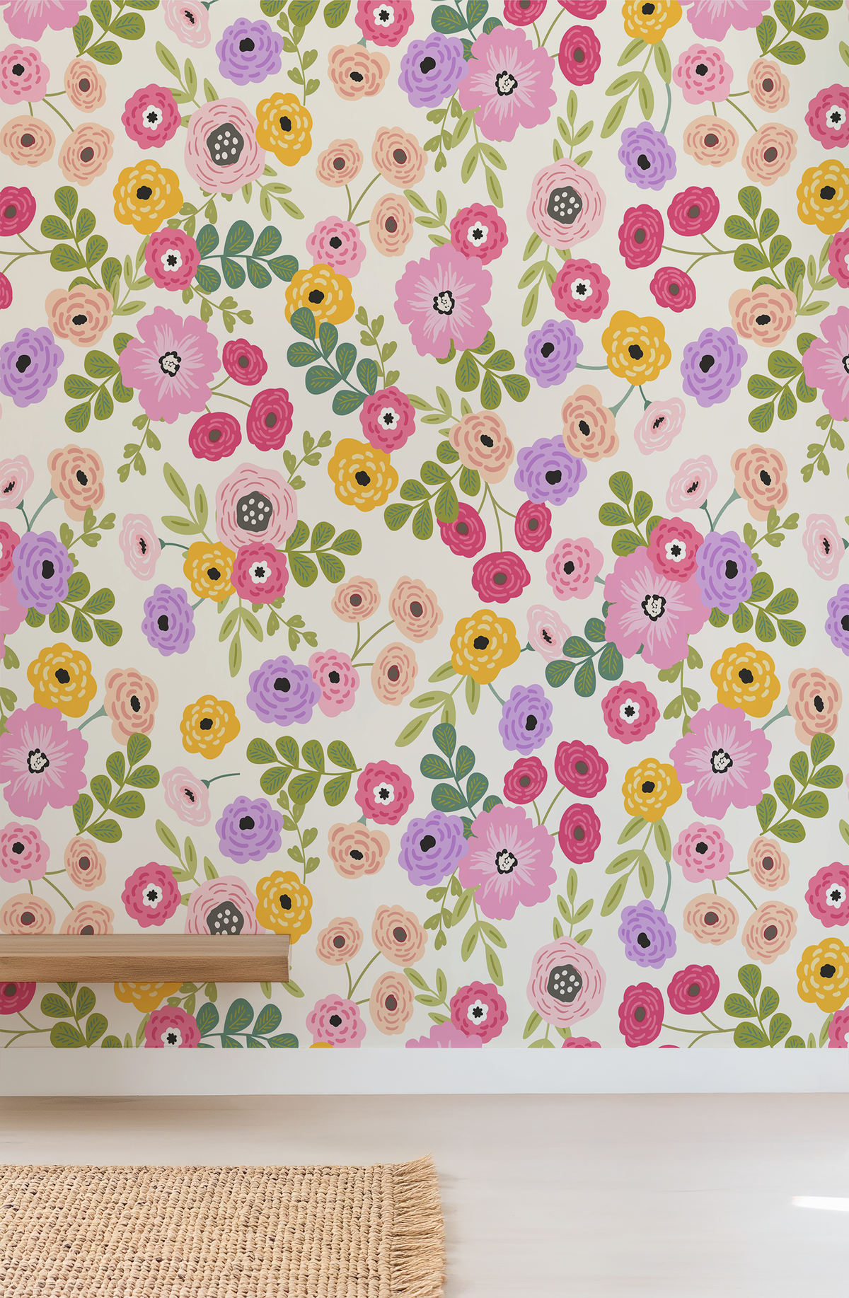 Maximalist Peel and Stick Wallpaper