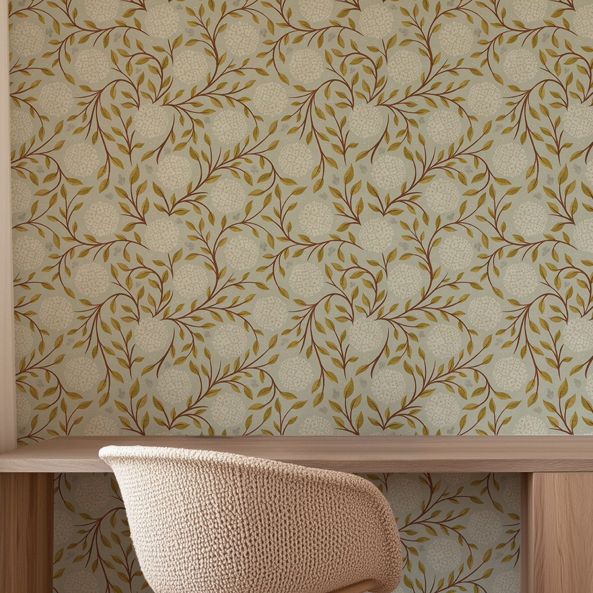 Mint Thicket Wallpaper