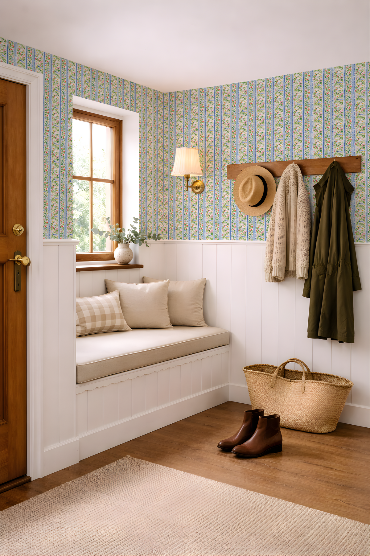 Painted Lace Wallpaper