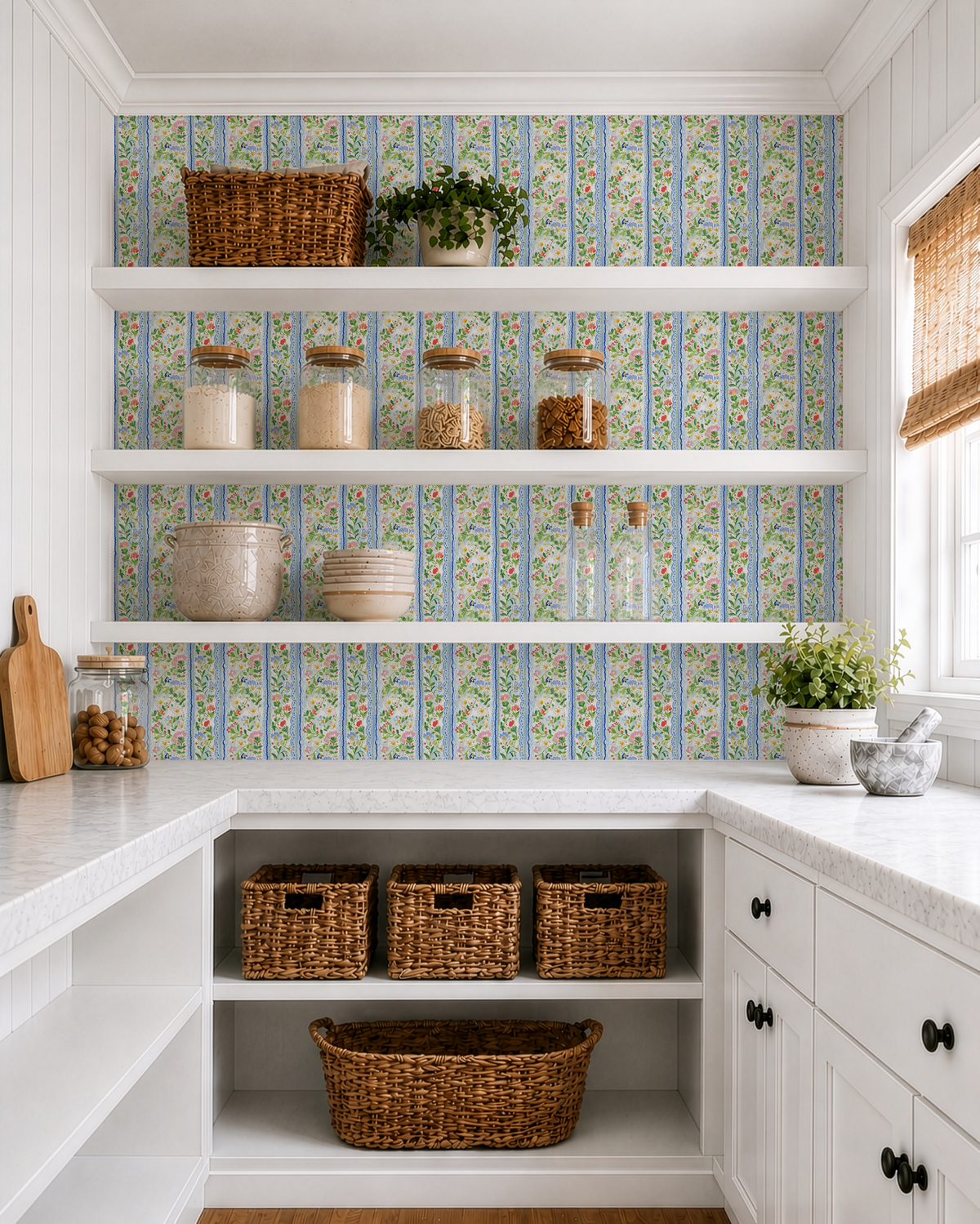Painted Lace Wallpaper