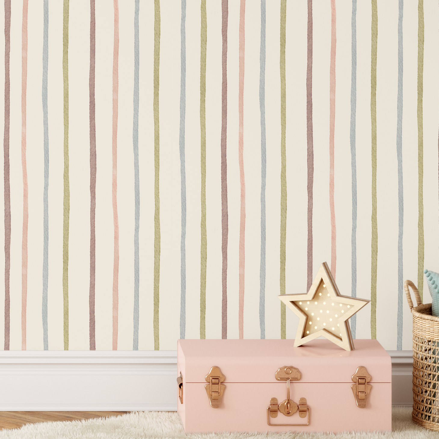 Parade Stripe Wallpaper