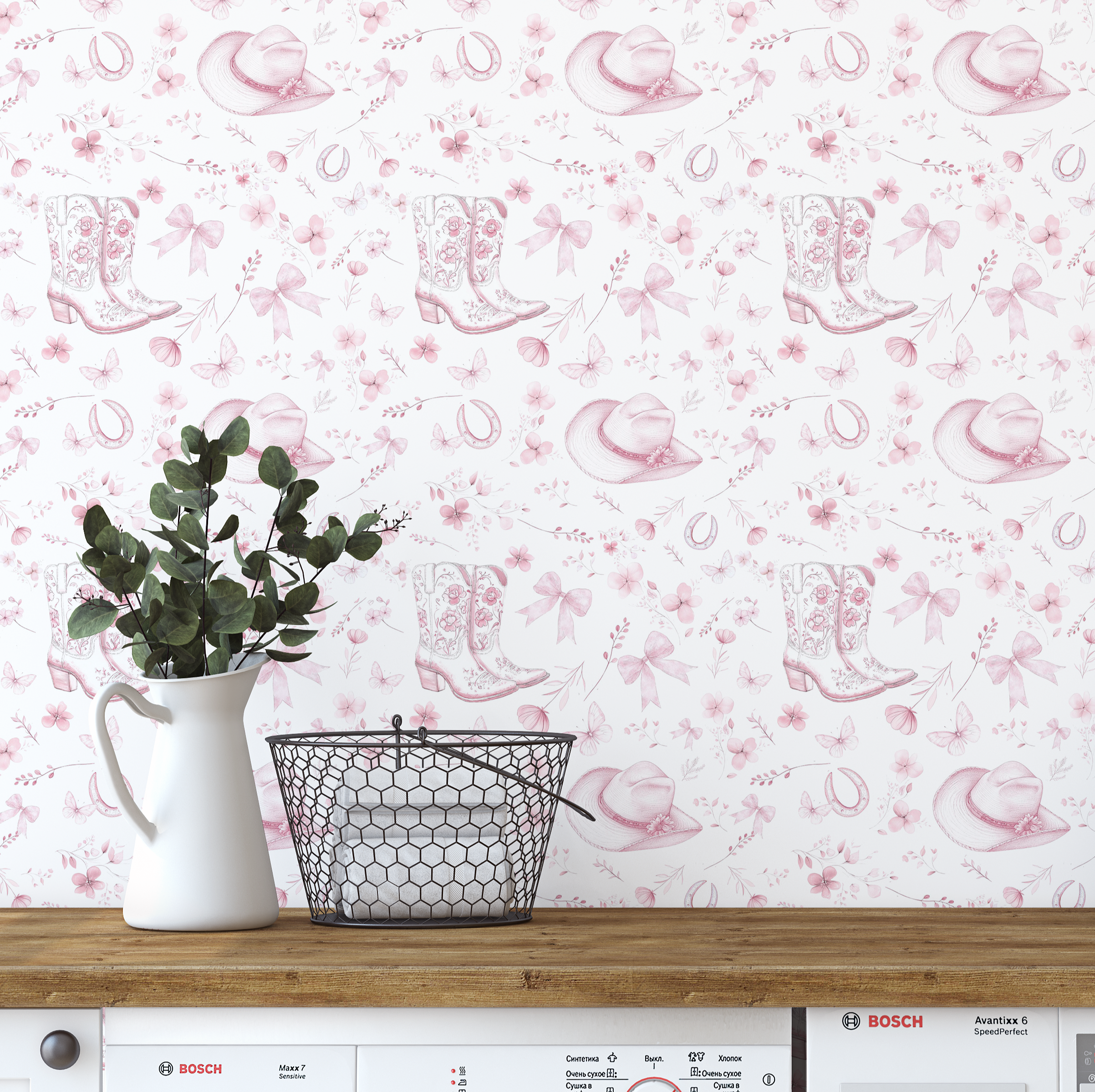 Western Bloom Wallpaper