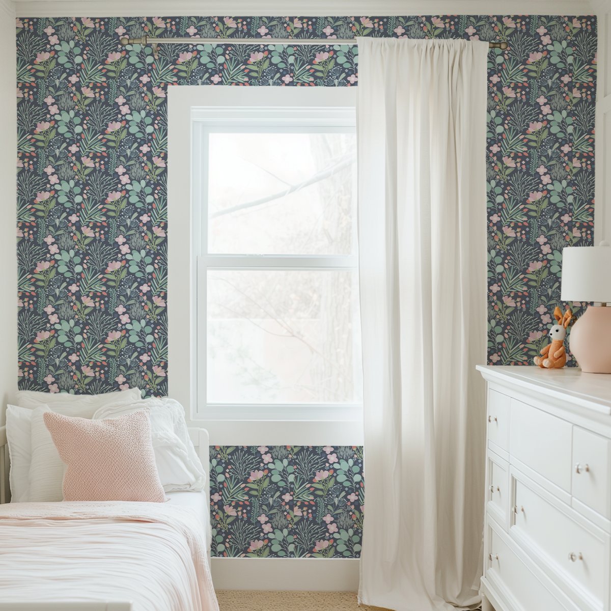 Pixie Floral Peel and Stick Wallpaper