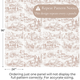 Western Toile Wallpaper