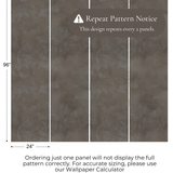 Charcoal Limewash Peel and Stick Wallpaper