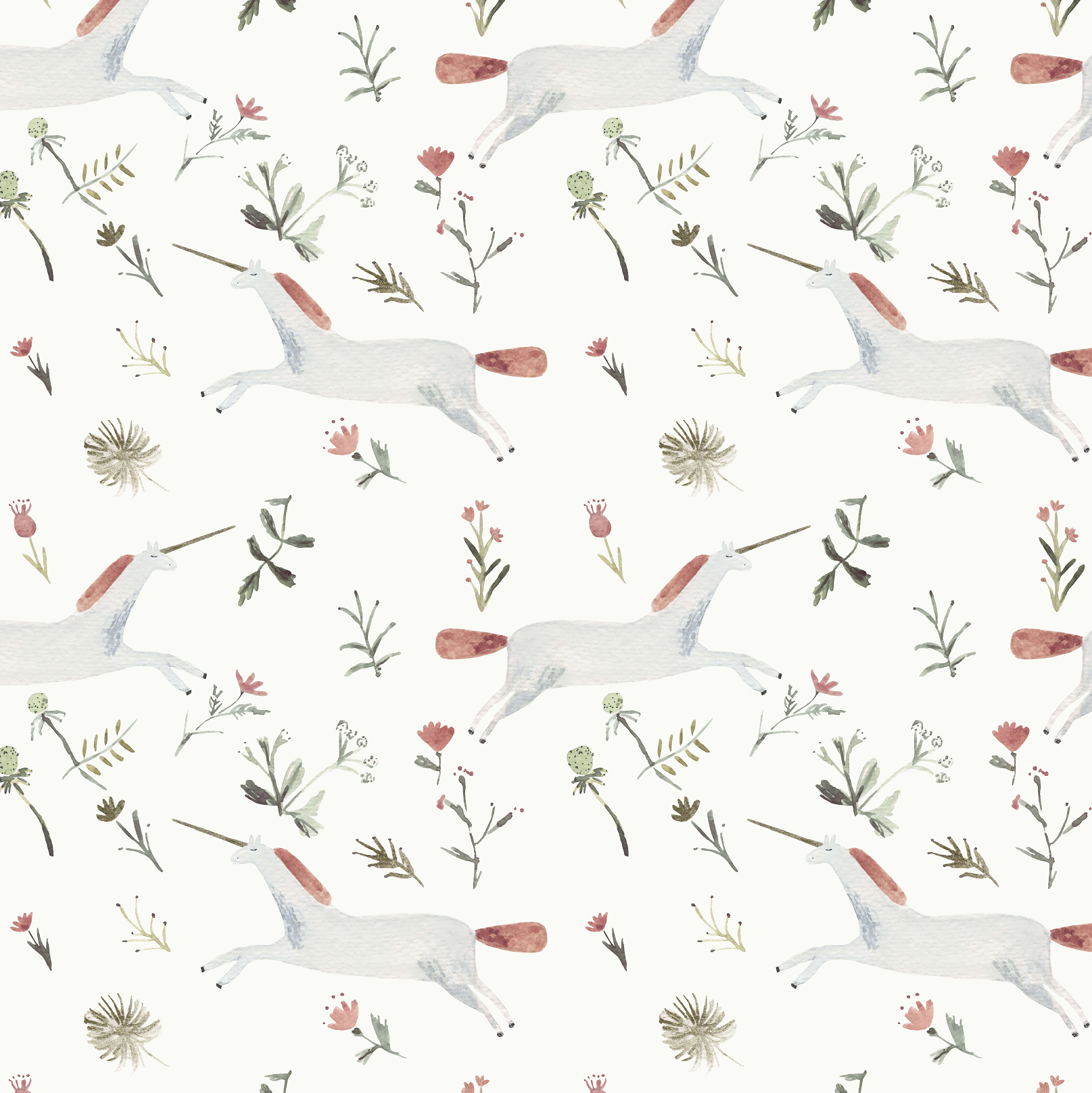 Unicorn Peel and Stick Wallpaper