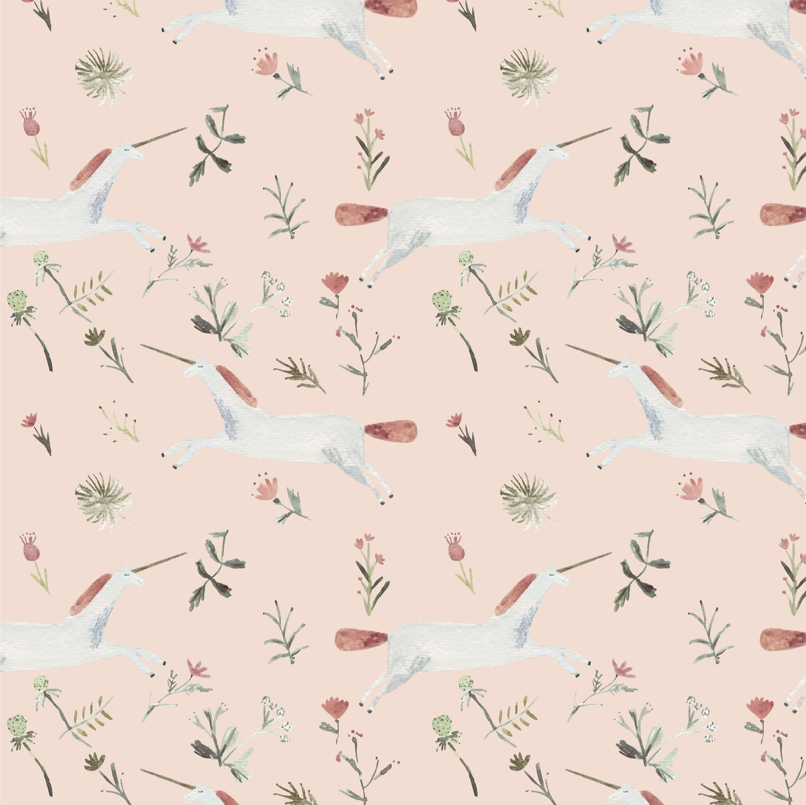 Unicorn Peel and Stick Wallpaper