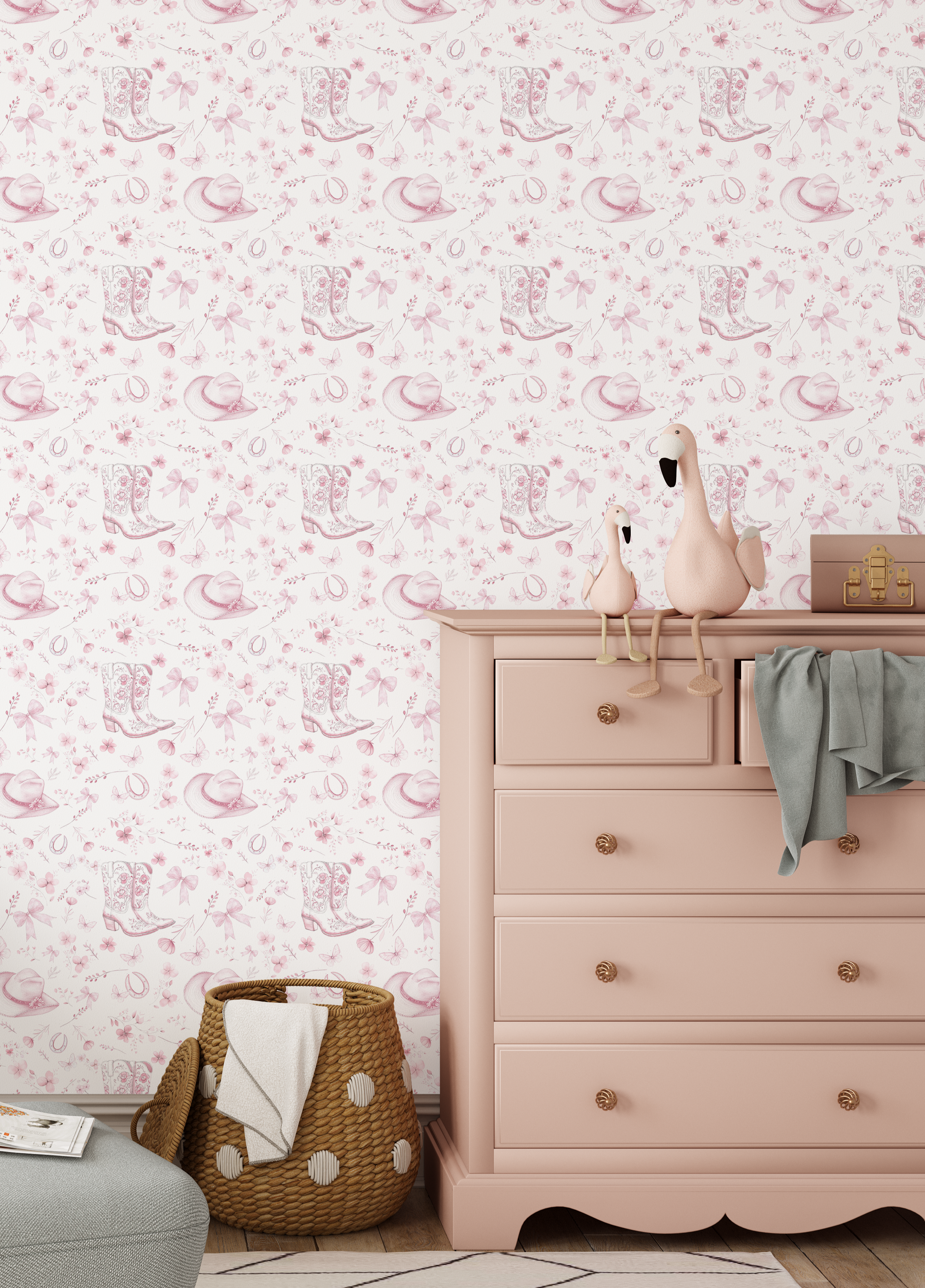 Western Bloom Wallpaper