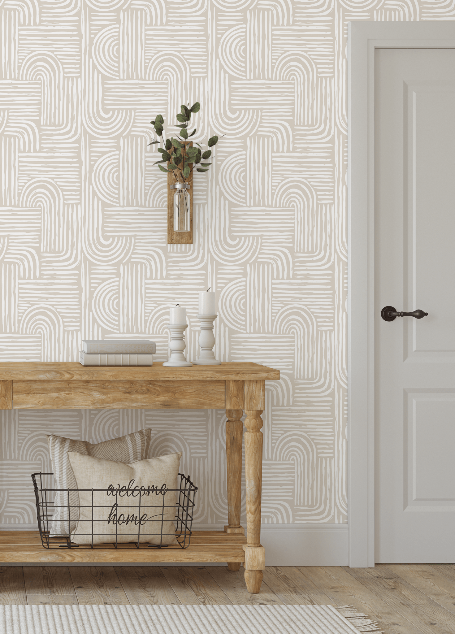 geometric modern wallpaper for walls, removable, peel and stick on wallpaper