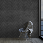 Black Wallpaper, Man Cave Wallpaper, Easy Hang Wallpaper, Best Wallpaper