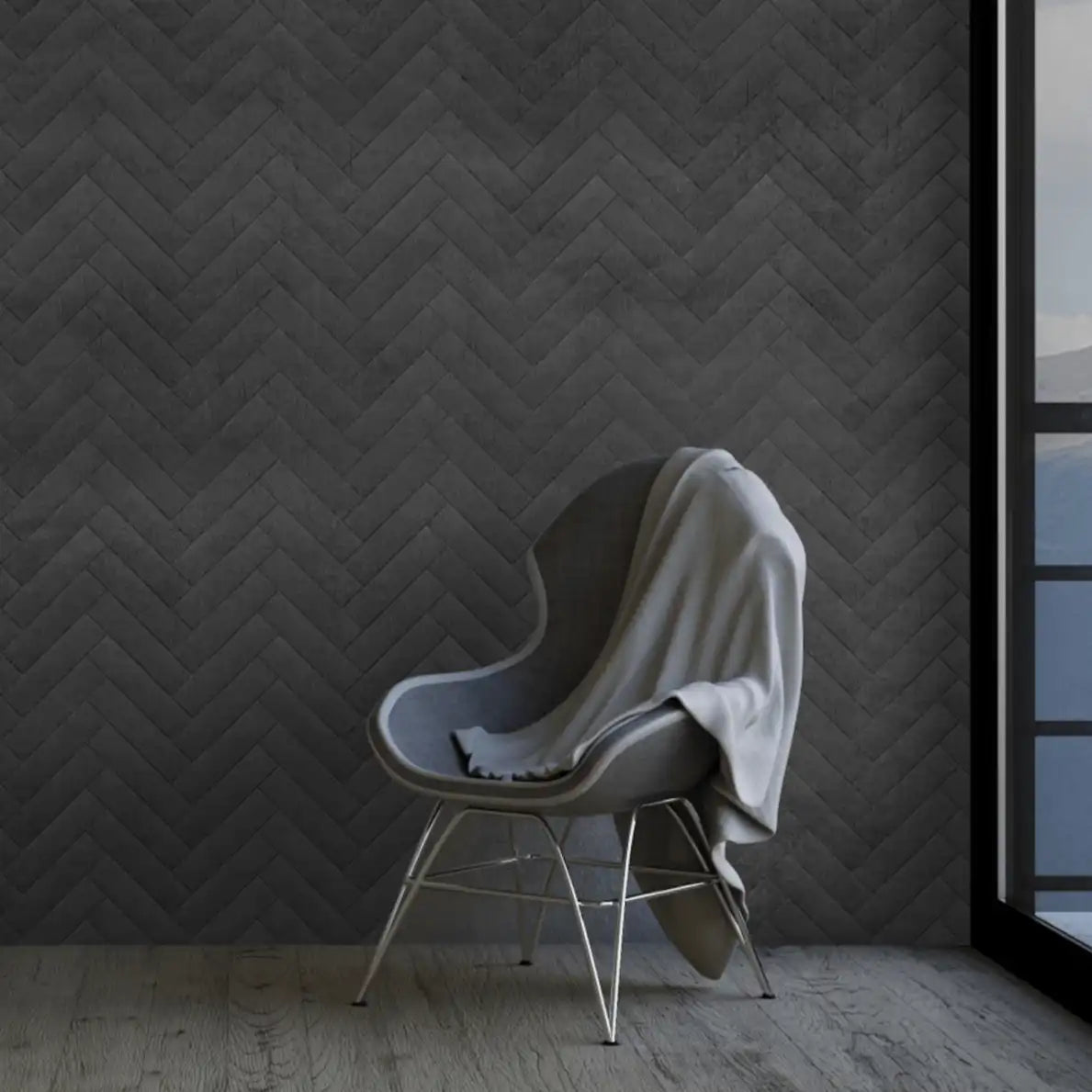 black-wallpaper-peel-stick