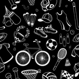 Chalkboard Sports Wallpaper