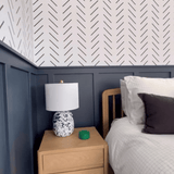 Chevron Herringbone Peel and Stick Wallpaper