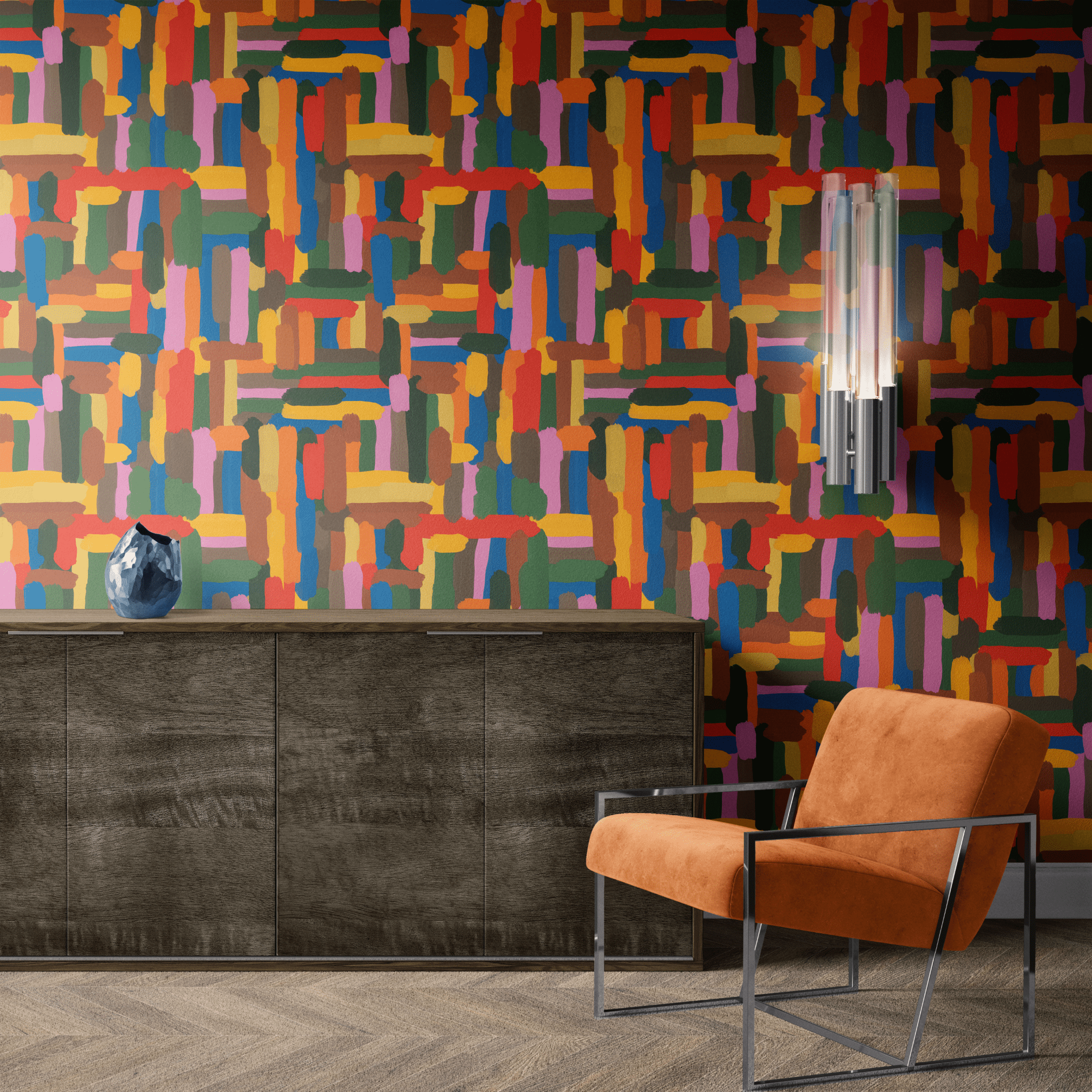 easy hang wallpaper, colorful wallpaper