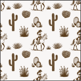 Custom Western Peel and Stick Wallpaper - 4 Sheets 24" w x 108" h