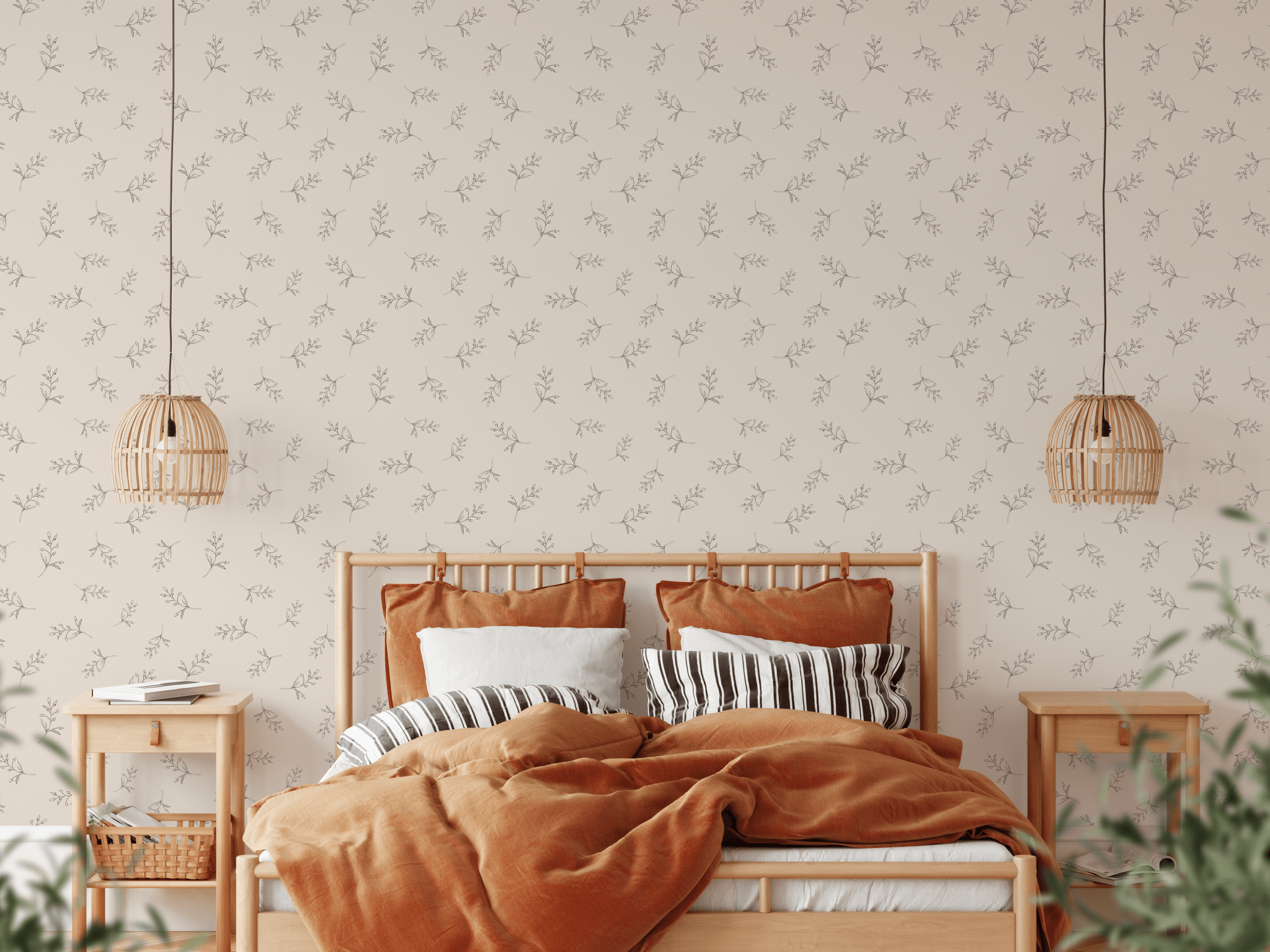 Dainty Boho Peel and Stick Wallpaper