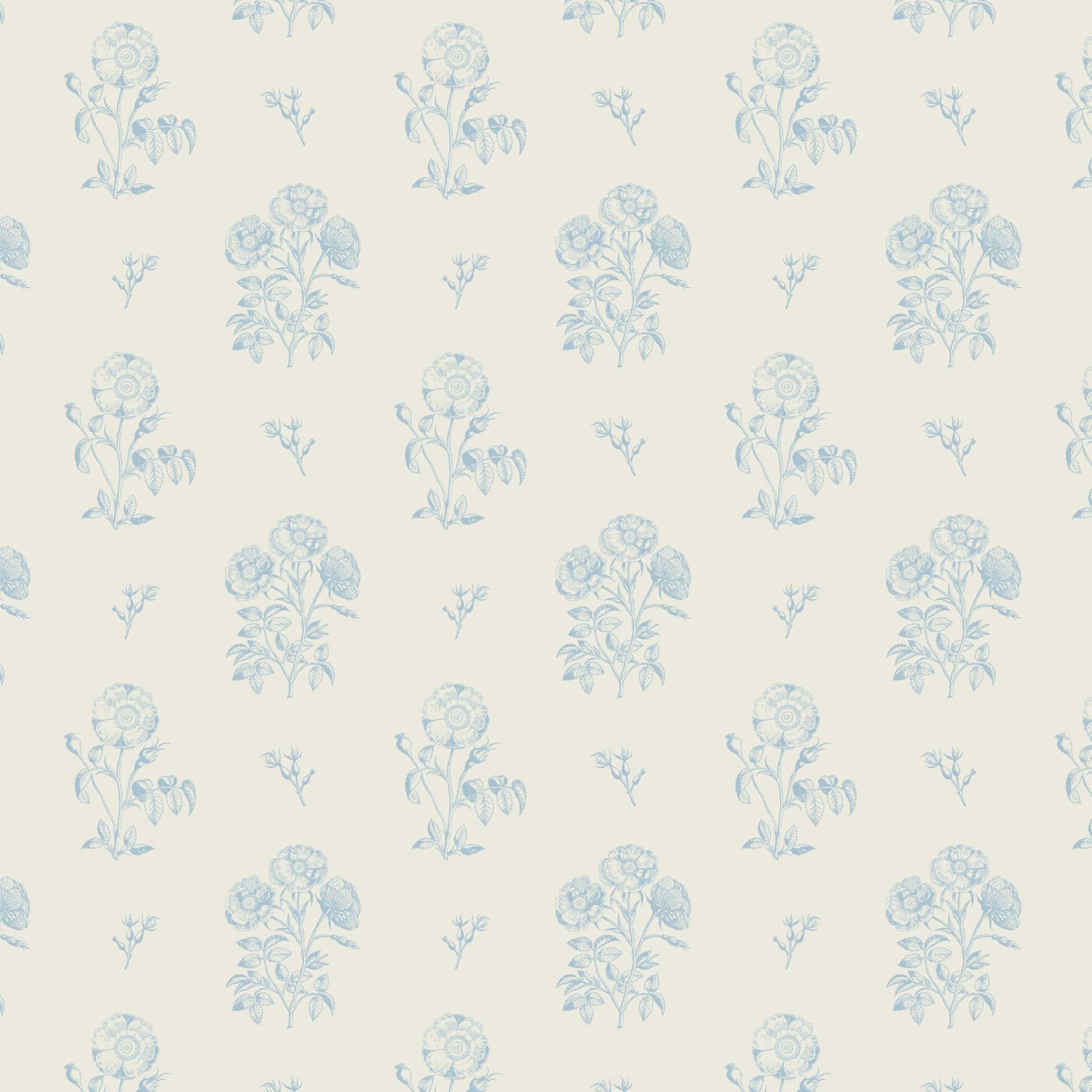 duck egg blue wallpaper with block print surface pattern