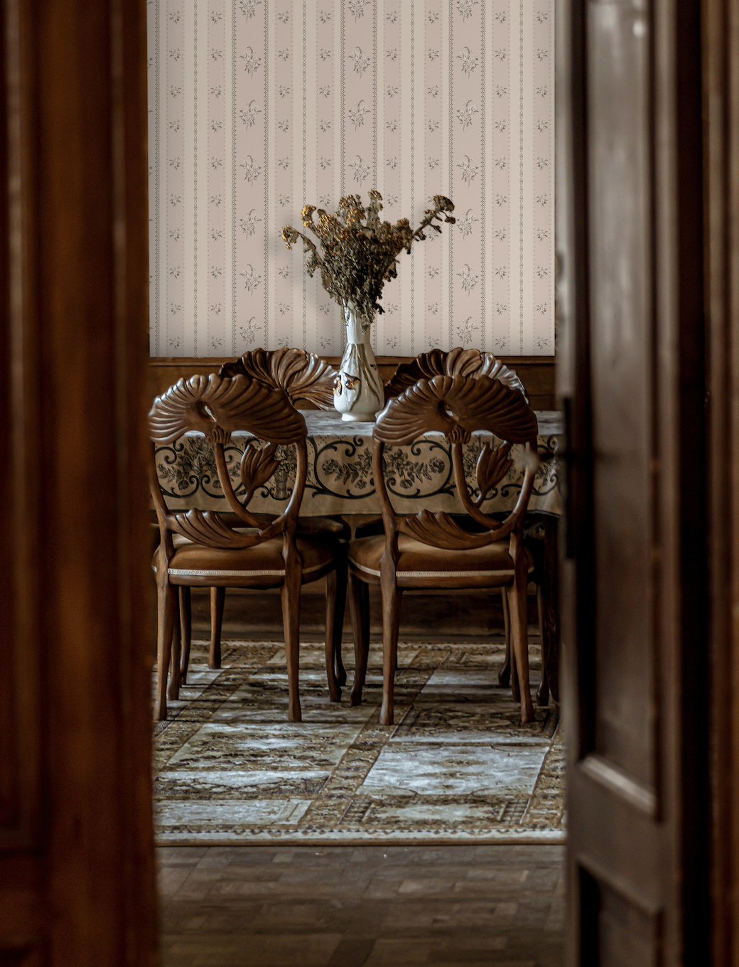 Easy Hang Wallpaper, Victorian Home Decor Style, Removable Wallpaper, Peel and Stick Wallpapers, Dining Room Wallpaper Ideas