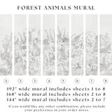 Forest Animals Wall Mural