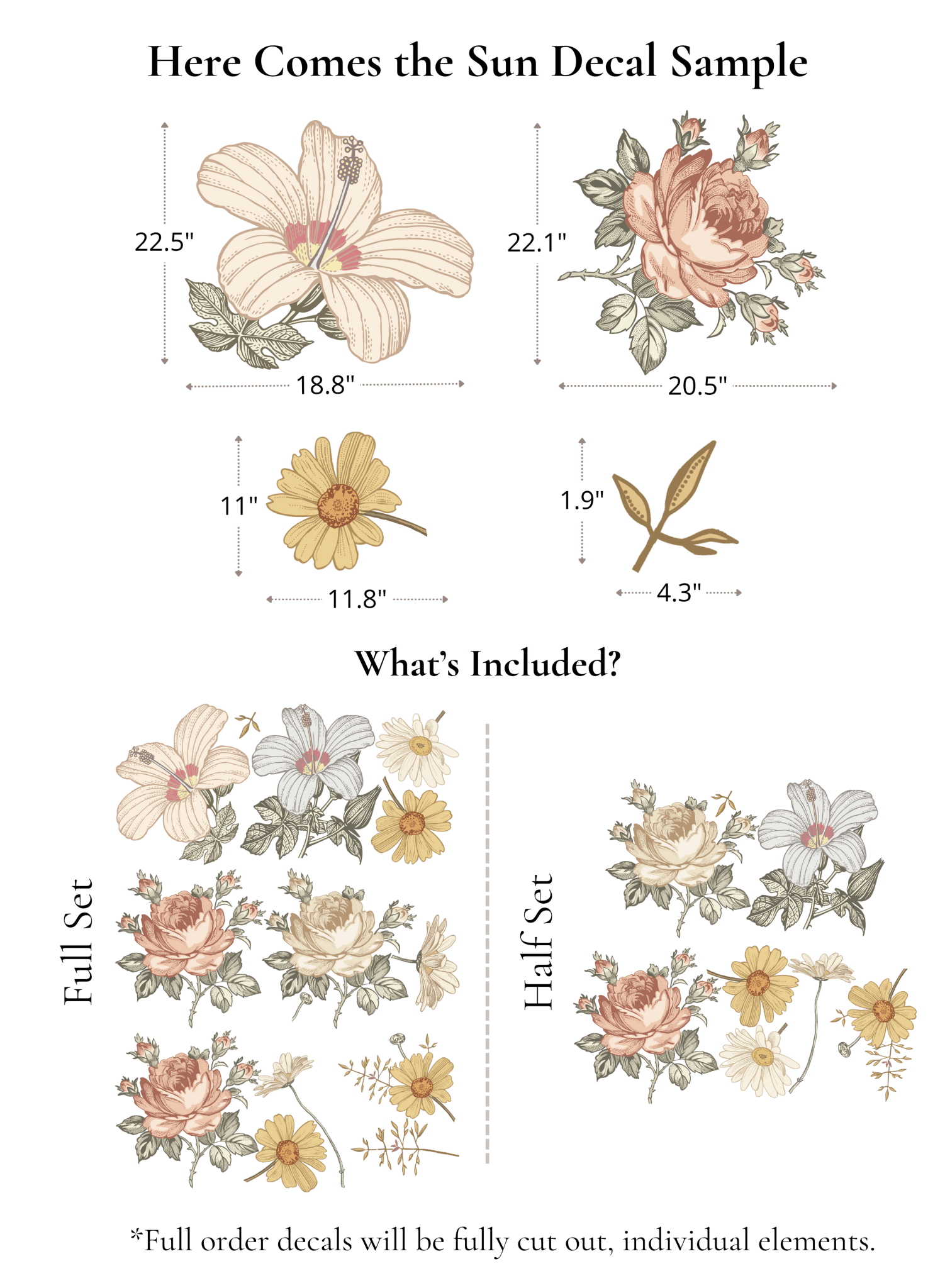 Here Comes The Sun Wall Stickers