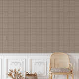 Mini Plaid Check Wallpaper, Peel & Stick and Removable