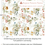 Nature Inspired Removable Wallpaper (Peel and Stick)