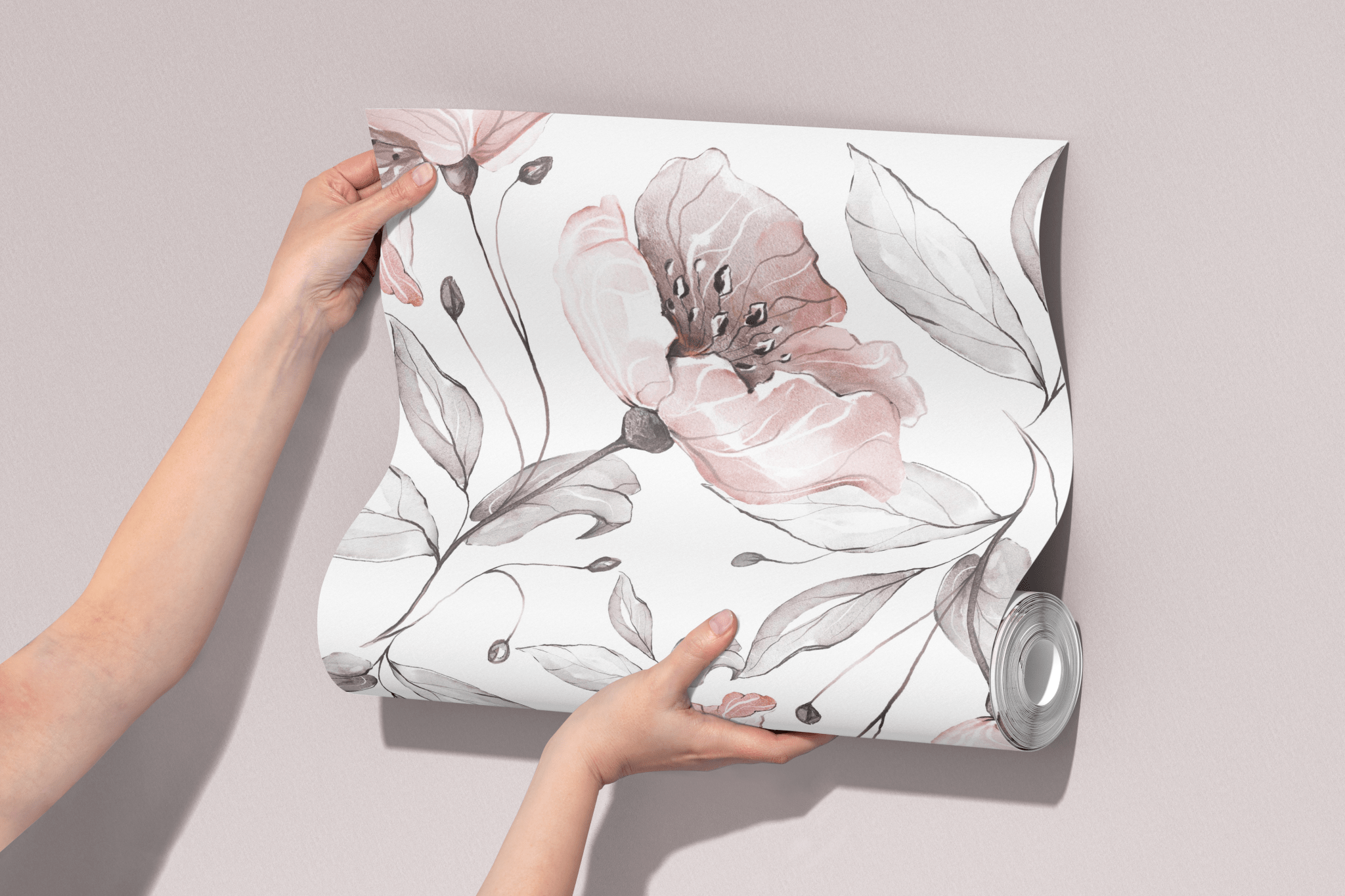 Once Upon A Flower Peel and Stick Wallpaper