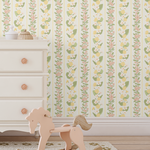 primrose wallpaper for yellow nursery
