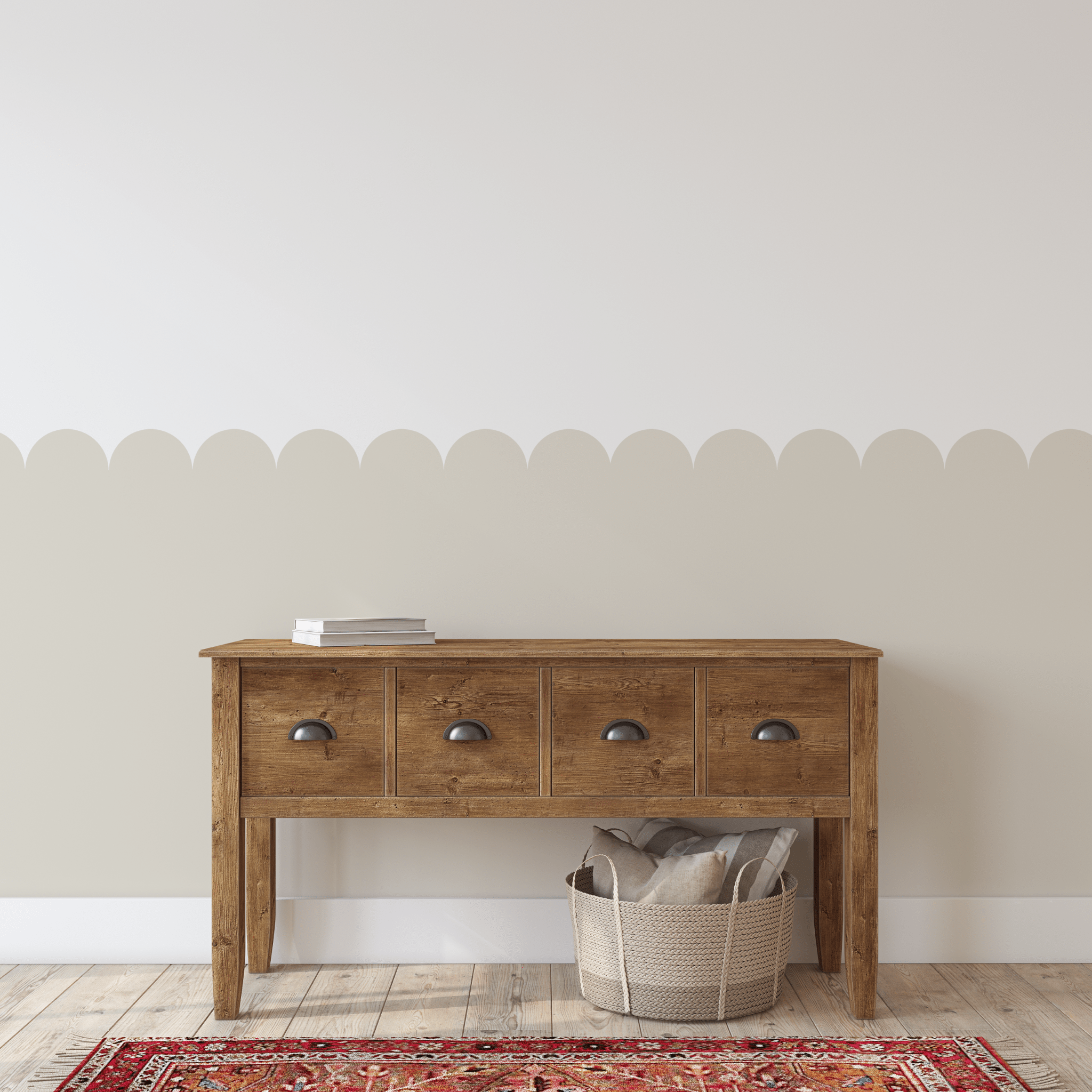 Scallop Panel Scallop Half Wall Panels