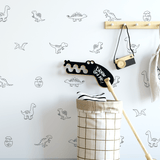 Simple Dinosaur Decals (Peel and Stick Decals)