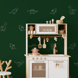 Simple Dinosaur Decals (Peel and Stick Decals)