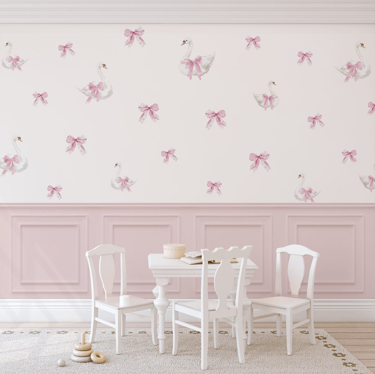 Swan Wall Stickers (Peel and Stick Decals)