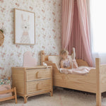 pink wallpaper peel and stick vintage roses