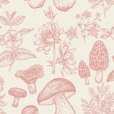 Toadstool Wallpaper - CLEARANCE 6 Sheets x 24" w x 96"