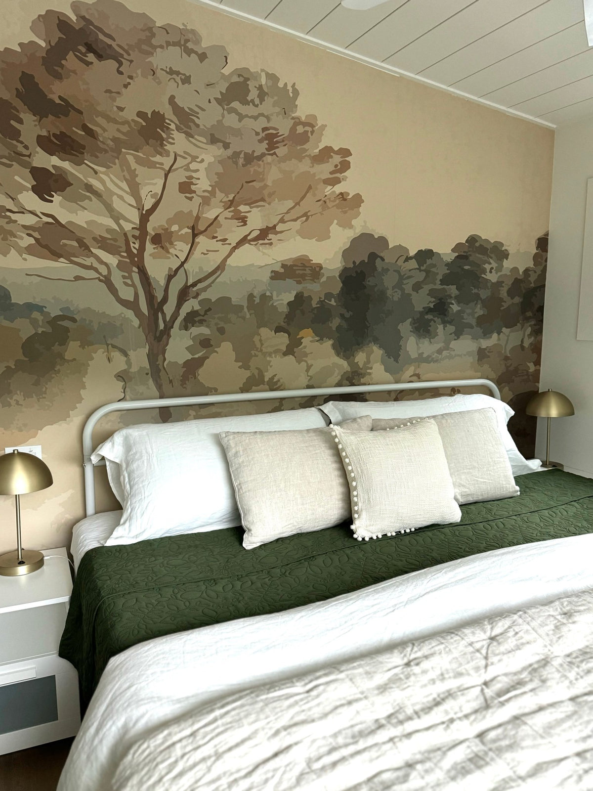 Vintage Landscape Wall Mural (Peel & Stick)